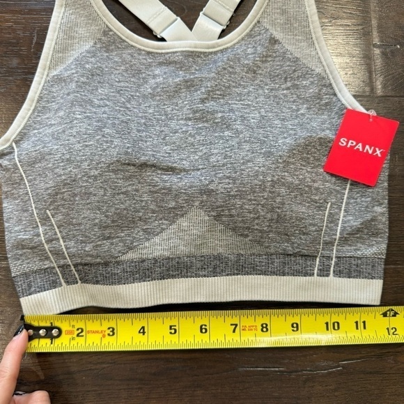 Spanx Seamless Sculpt Spacedye Cloudy Grey Bra‎ Size Large Women - Picture 12 of 12